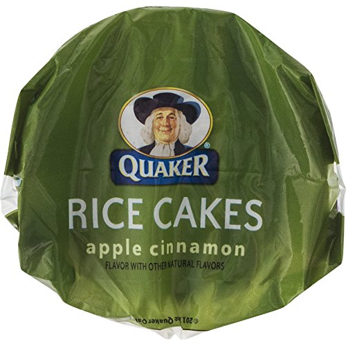 Quaker, Rice Cakes, Apple Cinnamon, 6.52Oz Bag Pack Of 4