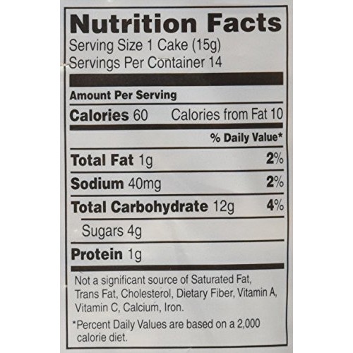 Quaker, Rice Cakes, Chocolate Crunch, 6.56Oz Bag Pack Of 4