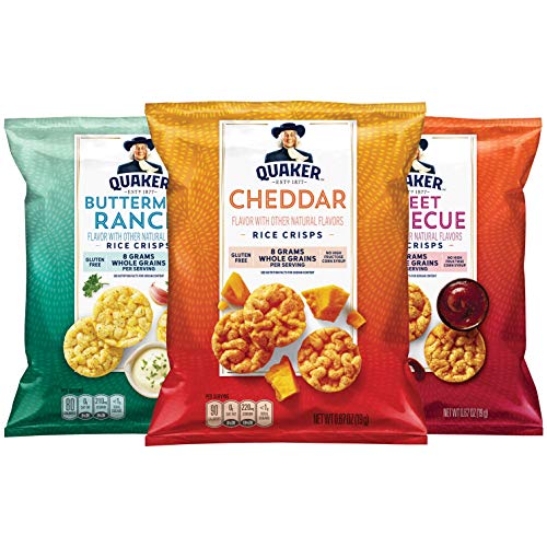 Quaker Rice Crisps, Gluten Free, 3 Flavor Savory Variety Mix, Si