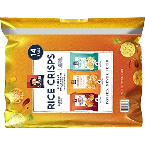 Quaker Rice Crisps Savory Variety Pack, 5 Count
