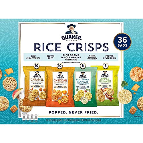 Quaker Rice Crisps Variety Pack 36 Pk.