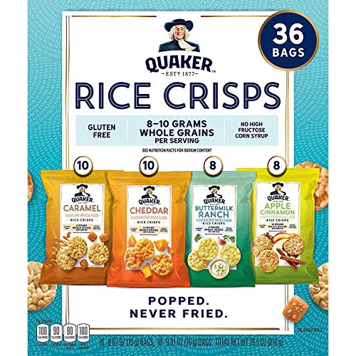 Quaker Rice Crisps Variety Pack 36 Pk.