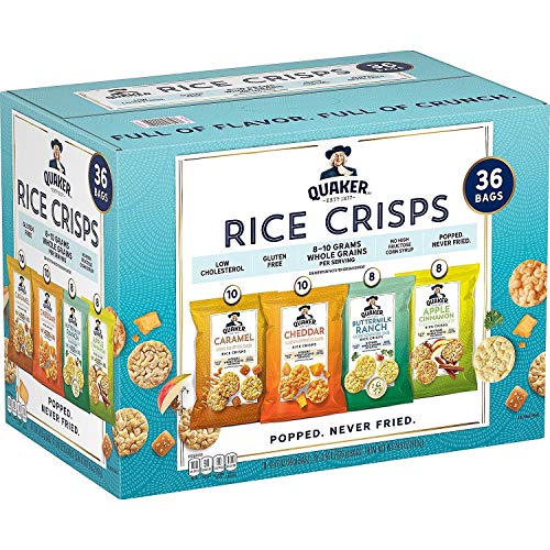 Quaker Rice Crisps Variety Pack 36 Pk.