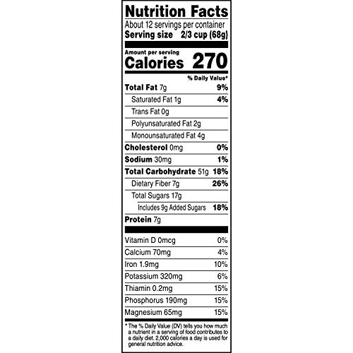 Quaker Simply Granola, Oats, Honey, Raisins And Almonds, 28 Oz B