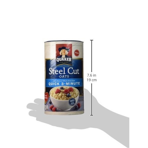 Quaker Steel Cut Quick Oats, 25 Oz