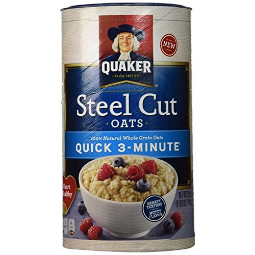 Quaker Steel Cut Quick Oats, 25 Oz