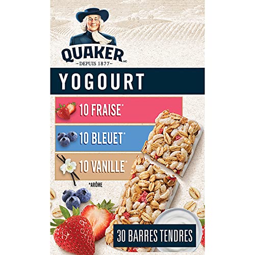 Quaker Yogurt Granola Bars, Strawberry, Vanilla, & Blueberry Var...