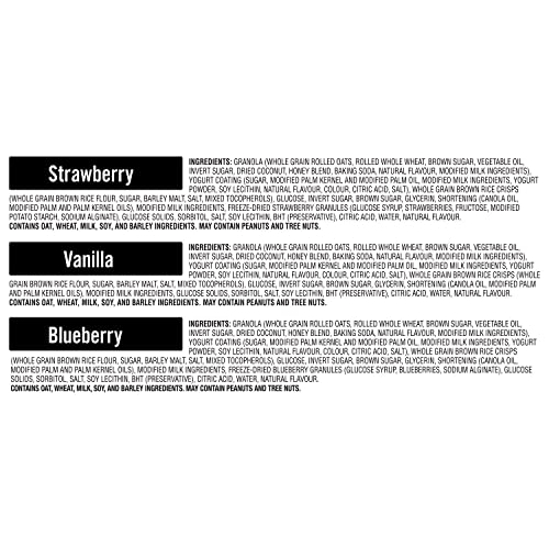 Quaker Yogurt Granola Bars, Strawberry, Vanilla, & Blueberry Var...