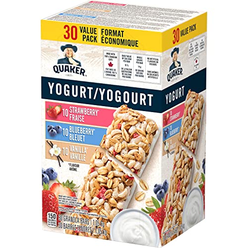 Quaker Yogurt Granola Bars, Strawberry, Vanilla, & Blueberry Var...