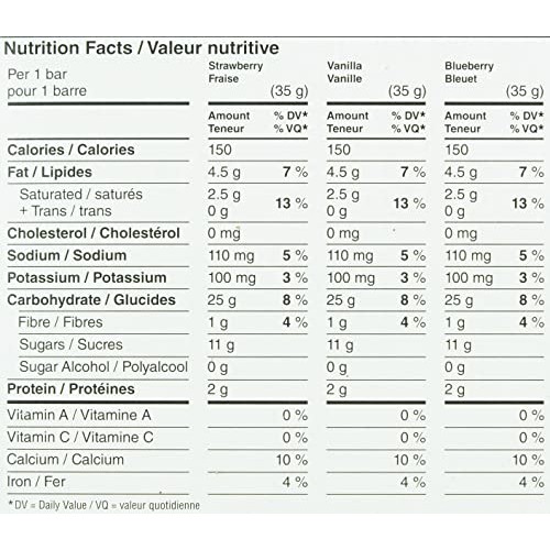 Quaker Yogurt Granola Bars, Strawberry, Vanilla, & Blueberry Var...