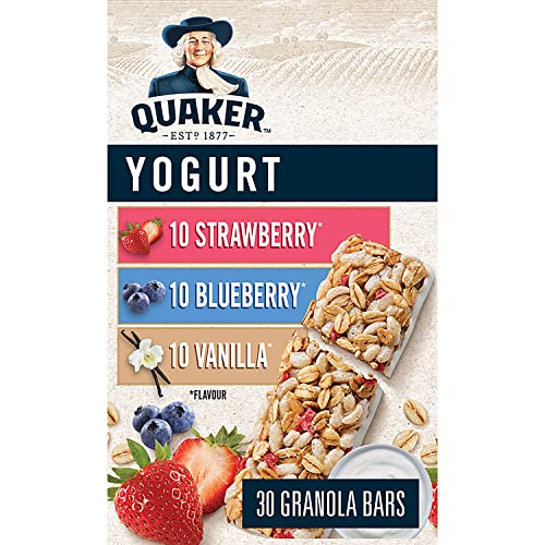 Quaker Yogurt Granola Bars, Strawberry, Vanilla, & Blueberry Var...
