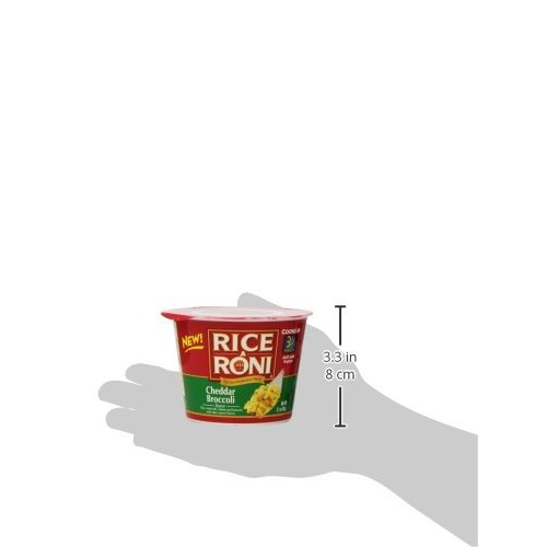 Rice A Roni Cups, Cheddar Broccoli, Individual Cup 2.11 Ounce P