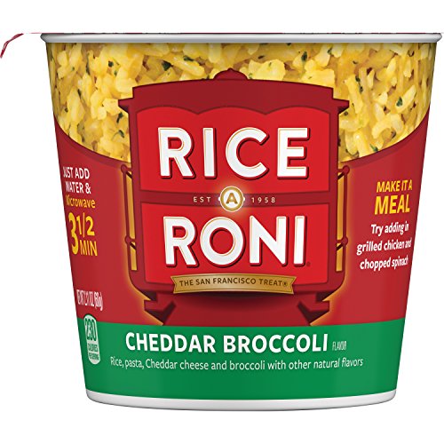 Rice A Roni Cups, Cheddar Broccoli, Individual Cup 2.11 Ounce P