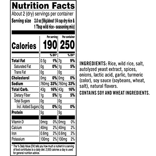 Rice A Roni, Rustic Recipies, Long Grain And Wild Rice Mix 4.2Oz