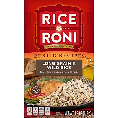 Rice A Roni, Rustic Recipies, Long Grain And Wild Rice Mix 4.2Oz