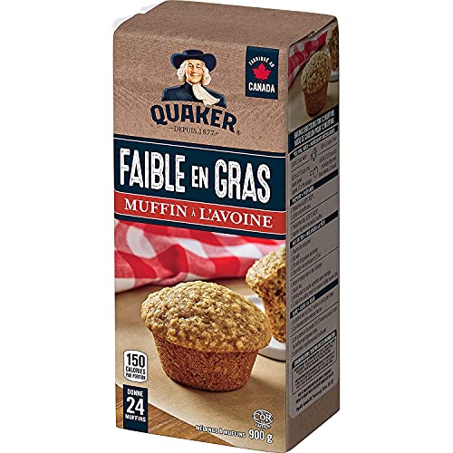 Quaker Muffin Mix Low Fat Oatmeal, 900g/31.7 oz, Imported from C...