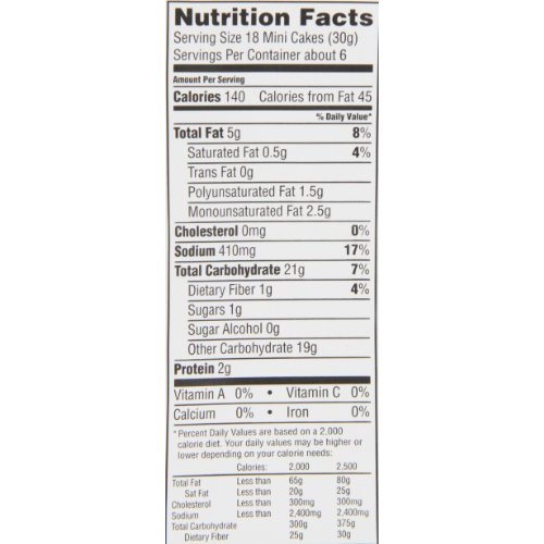 Quaker Quakes Rice Snacks, Cheddar Cheese, 6.06Oz Packages Pack