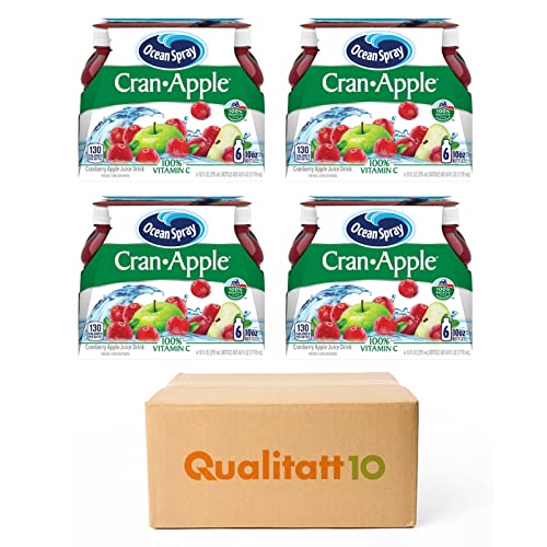 Ocean Spray Cran Apple Jucie 10 fl oz 24 Pack by Qualitatt
