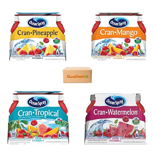 Ocean Spray Tropical Pineapple Watermelon Mango 10 fl oz 24 Pack...