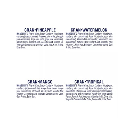 Ocean Spray Tropical Pineapple Watermelon Mango 10 fl oz 24 Pack...