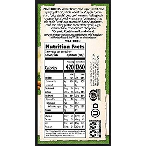 Natures Path Organic Frosted Toaster Pastries Variety Pack Flav