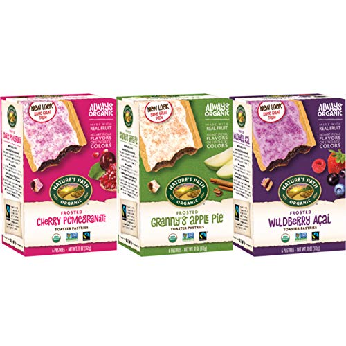 Natures Path Organic Frosted Toaster Pastries Variety Pack Flav
