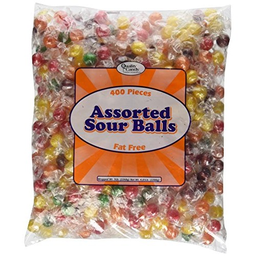 Sour Fruit Balls Candy 5Lb Bag
