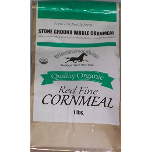 Organic Bloody Butcher Red Cornmeal, Fresh Stone Ground, Farme