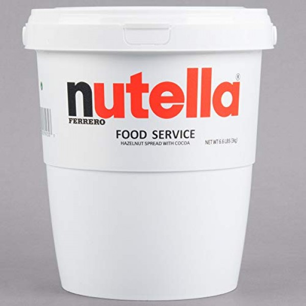Nutella 6.6 Lbs Tub W/ Handle Bulk Size For High Volume Users, C