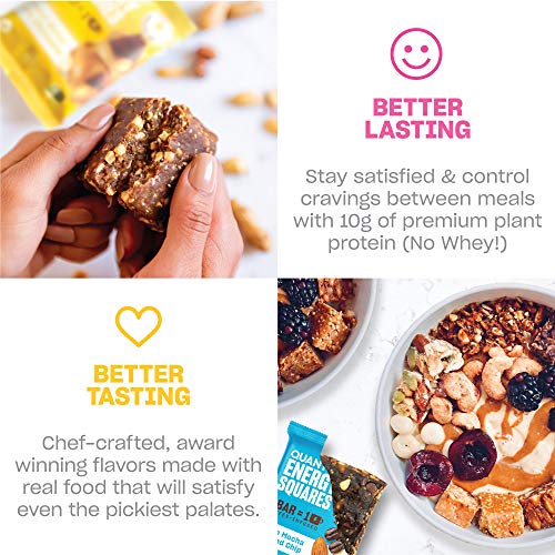 Quantum Energy Squares | Caffeinated Vegan Energy Bars | 1 Bar =