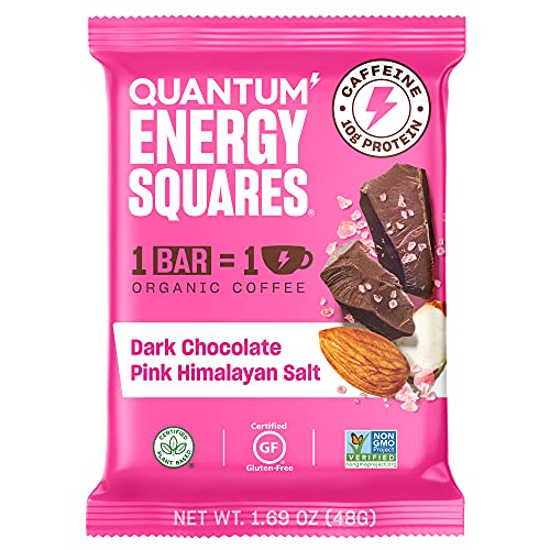 Quantum Energy Squares | Caffeinated Vegan Energy Bars | 1 Bar =