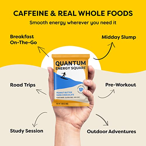 Quantum Energy Squares | Organic Caffeinated Energy Protein Bars