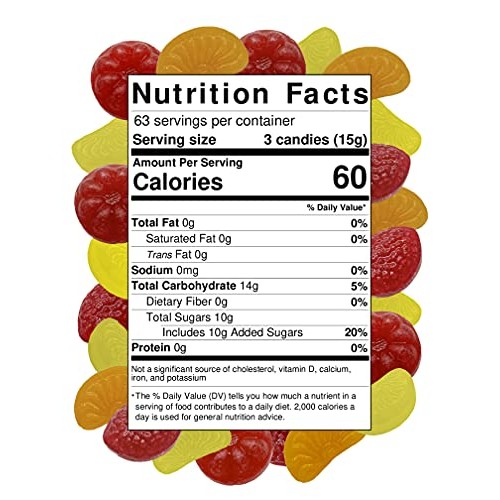 Queen’S Delight Fruit Candy Jar - All Natural Fruit Juice Candy