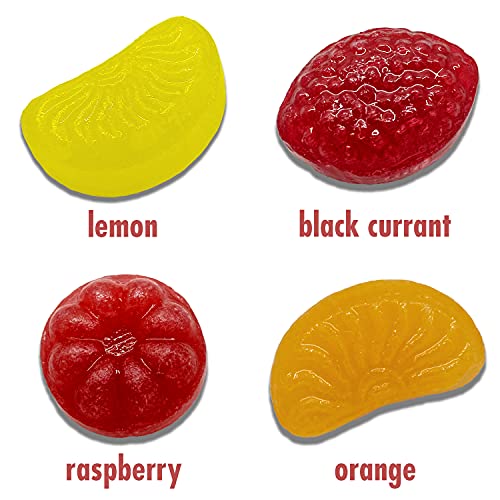 Queen’S Delight Fruit Candy Jar - All Natural Fruit Juice Candy