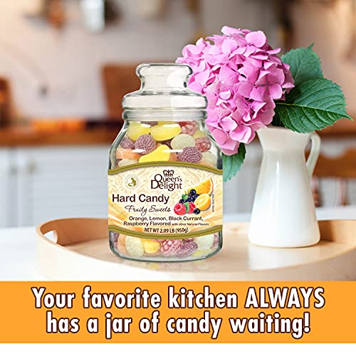 Queen’S Delight Fruit Candy Jar - All Natural Fruit Juice Candy