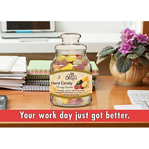 Queen’S Delight Fruit Candy Jar - All Natural Fruit Juice Candy