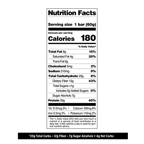 Quest Nutrition Protein Barhigh Protein/Low Carb/Gluten Free/Ke