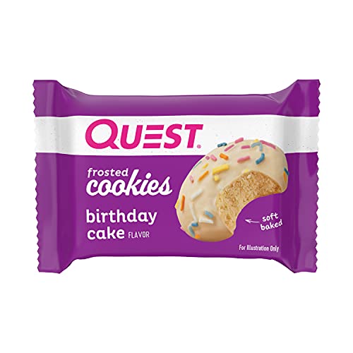 Quest Nutrition Birthday Cake Frosted Cookies, 24 Count