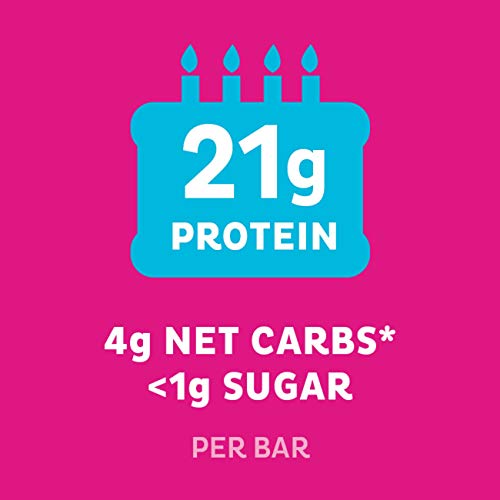 Quest Nutrition Birthday Cake Protein Bar, High Protein, Low Car