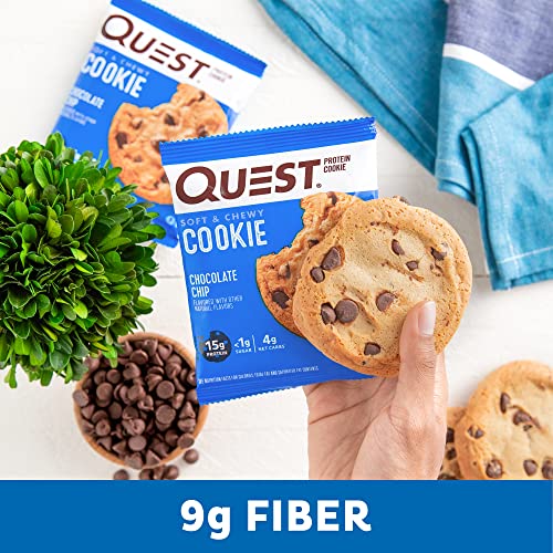 Quest Nutrition Chocolate Chip Protein Cookie, Keto Friendly, Hi...