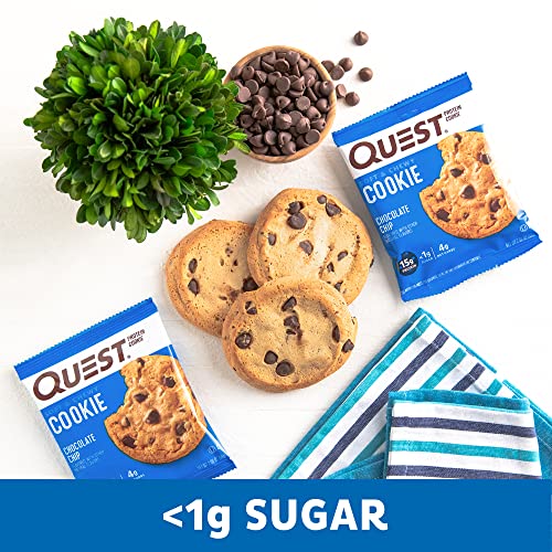 Quest Nutrition Chocolate Chip Protein Cookie, Keto Friendly, Hi...