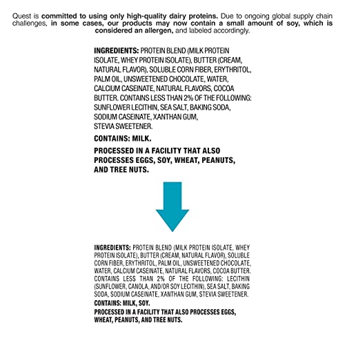 Quest Nutrition Chocolate Chip Protein Cookie, Keto Friendly, Hi...