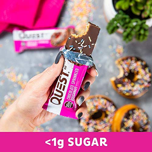Quest Nutrition Chocolate Frosted Doughnut Protein Bar 12 Pack,