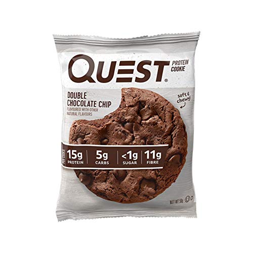 Quest Nutrition Double Chocolate Chip Protein Cookie, High Prote