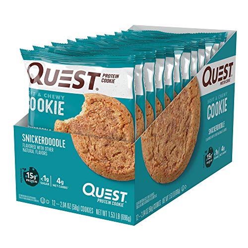 Quest Nutrition Snickerdoodle Protein Cookie, High Protein, Low ...