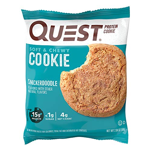Quest Nutrition Snickerdoodle Protein Cookie, High Protein, Low ...