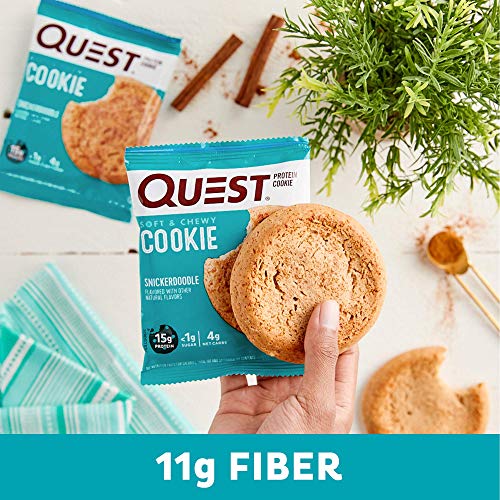 Quest Nutrition Snickerdoodle Protein Cookie, High Protein, Low ...