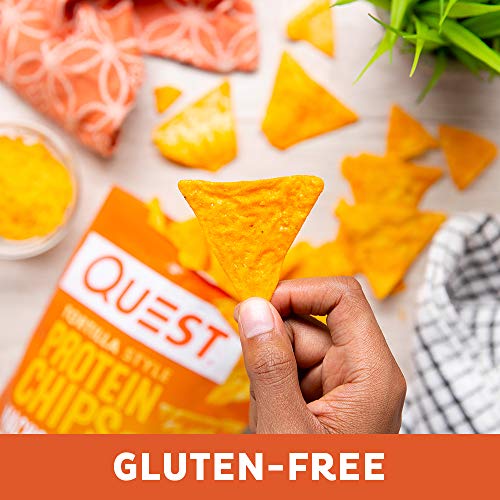 Quest Nutrition Tortilla Style Protein Chips, Low Carb, Nacho Ch...