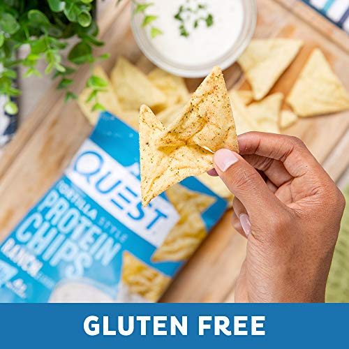 Quest Nutrition Tortilla Style Protein Chips, Ranch, Baked, 1.1