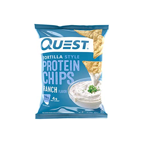 Quest Nutrition Tortilla Style Protein Chips, Ranch, Baked, 1.1